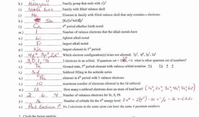 Chapter 5 the periodic table answer key