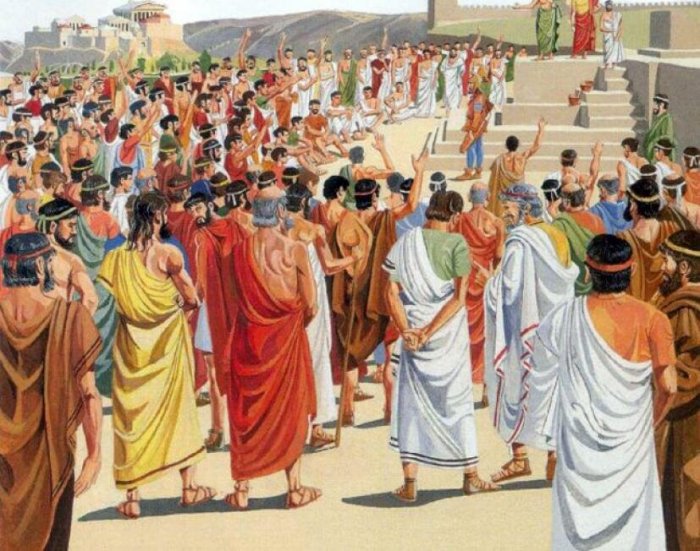 The athenian agora and the experiment in democracy